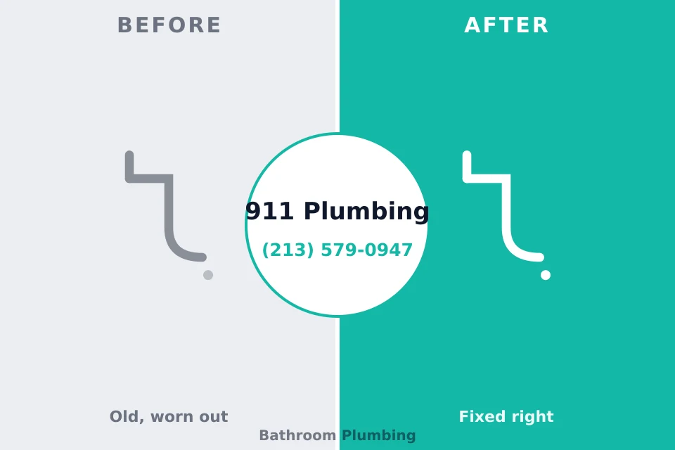 Before and after: plumbing repair Lake City, AR